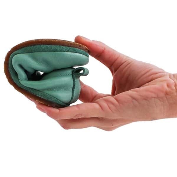 Pololo Barfußschuh Uni Leder Hellgrün Kostenlose Rückgabe