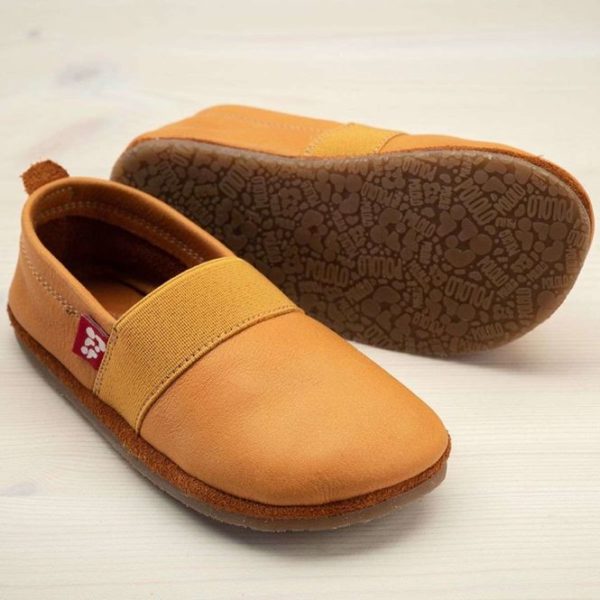 Pololo Outdoor Barfußschuh “Elastico” Hellbraun mit Gummisohle – Restgrößen Bis zu 50% Rabatt
