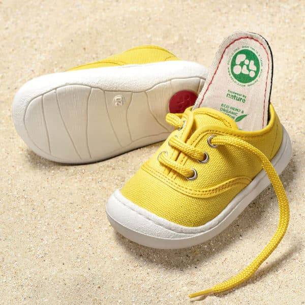 Pololo “Pepe” Baumwoll-Sneaker gelb Meist gekauft