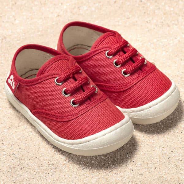 Pololo “Pepe” Baumwoll-Sneaker rot