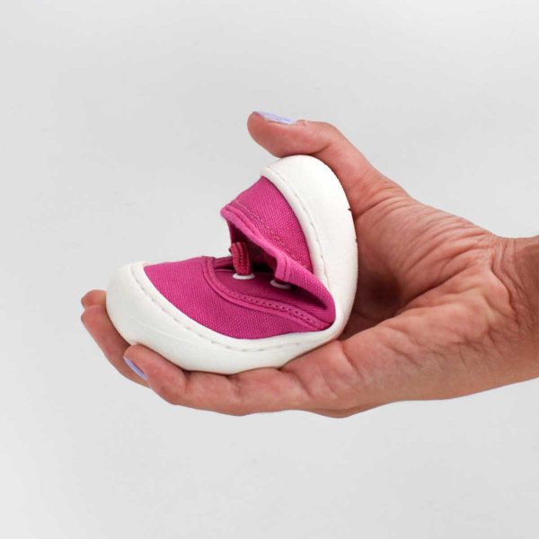 Pololo T-Bar Baumwollsandale “Arena” Pink Fabrikpreis