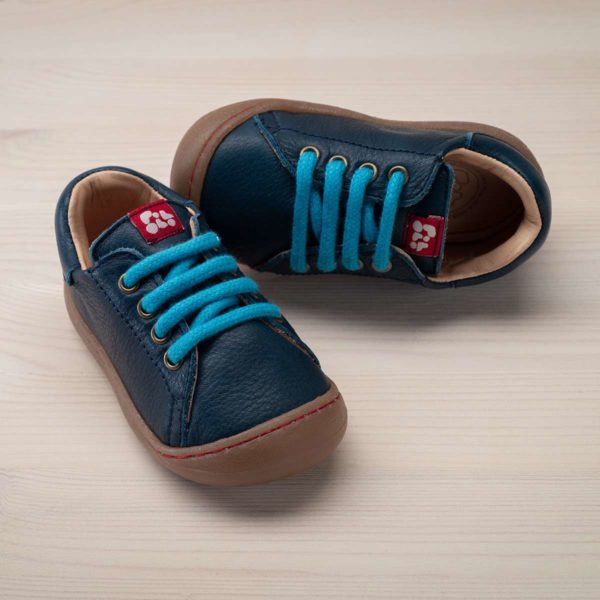 Pololo Sneaker Mini Leder Blau Exklusivangebot