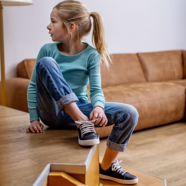 Pololo Veganer Kaktus Sneaker Schwarz Maxi 24-34 Begrenzte Freigabe