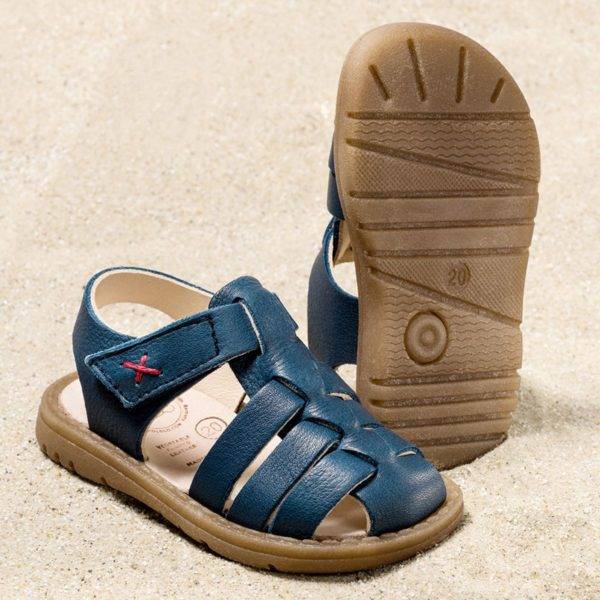 Pololo Sandale Fiesta Blau- Restpaare in Größe 20 & 21 zollfrei