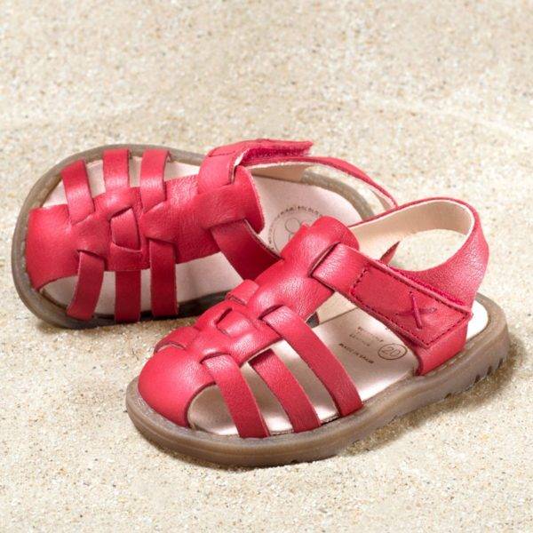 Pololo Sandale Fiesta Rot – Restpaare in Größe 20 & 21 Verkauf