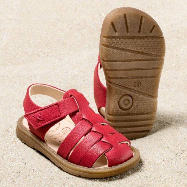 Pololo Sandale Fiesta Rot – Restpaare in Größe 20 & 21 Verkauf