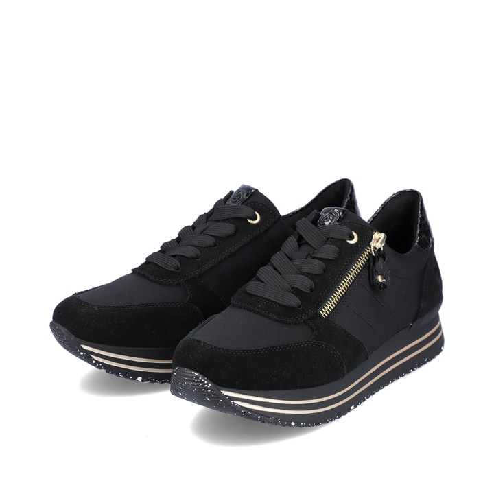 ﻿Remonte Artikelnummer D1316-01 remonte Damen Sneaker mitternachtsschwarz