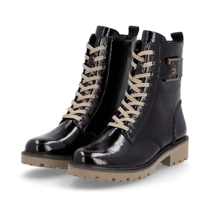 Remonte Artikelnummer D8663-00 remonte Damen Biker Boots glanzschwarz Bestseller