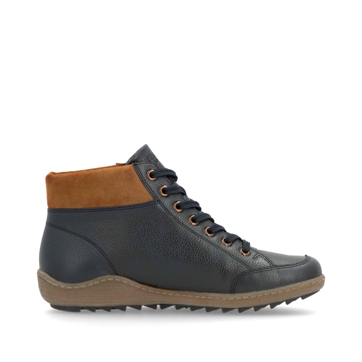 Remonte Artikelnummer R1457-14 remonte Damen Schnürschuhe dunkelblau-nougatbraun Tägliche Deals