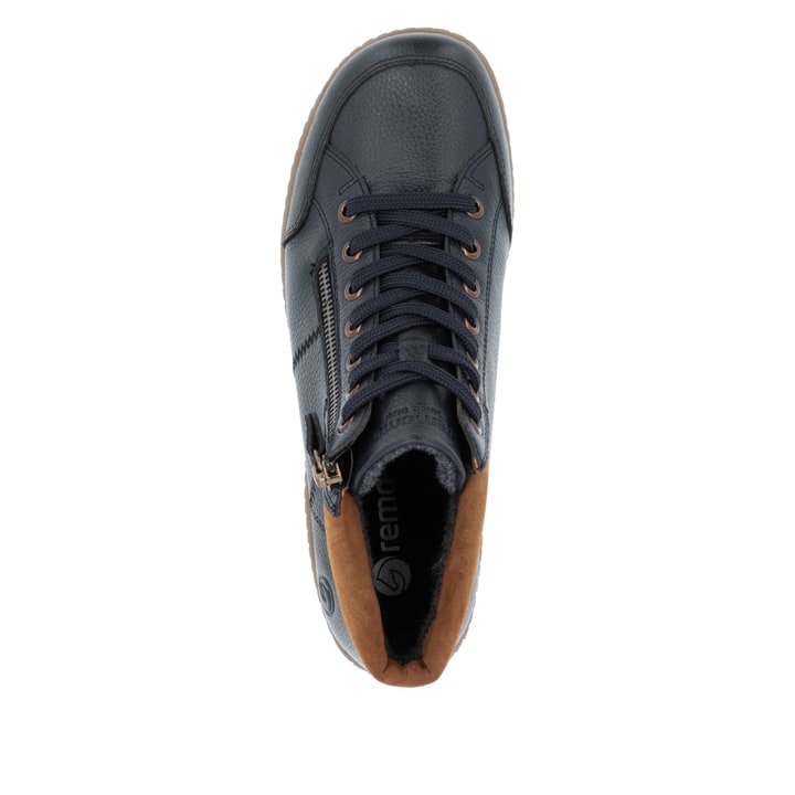 Remonte Artikelnummer R1457-14 remonte Damen Schnürschuhe dunkelblau-nougatbraun Tägliche Deals
