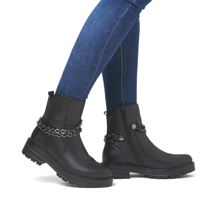 Remonte Artikelnummer D2285-00 remonte Damen Biker Boots nachtschwarz Sonderangebote