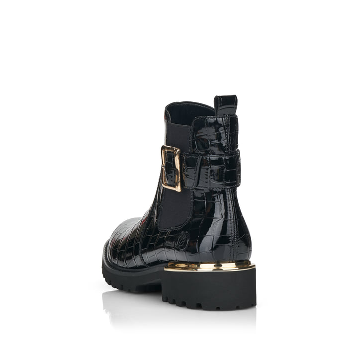 Remonte Artikelnummer D8684-02 remonte Damen Chelsea Boots lackschwarz Zeitbegrenzte Promotion