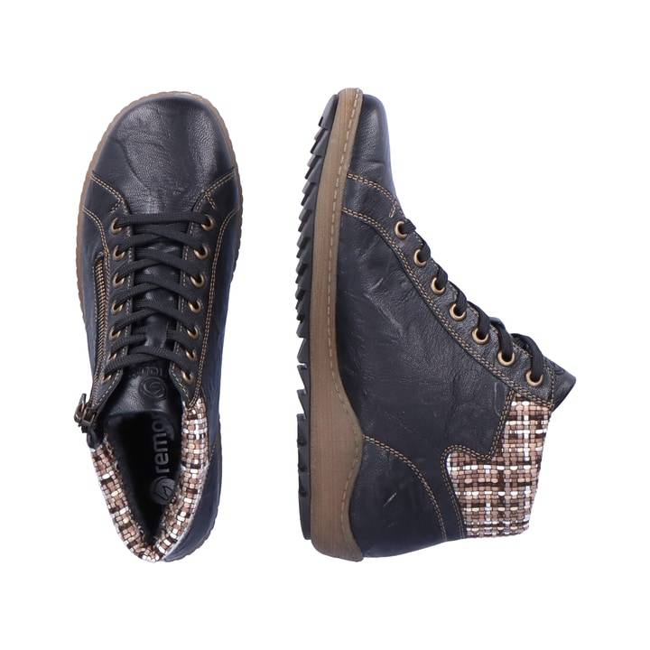 Remonte Artikelnummer R1485-01 remonte Damen Schnürschuhe graphitschwarz Nur noch ein Tag übrig