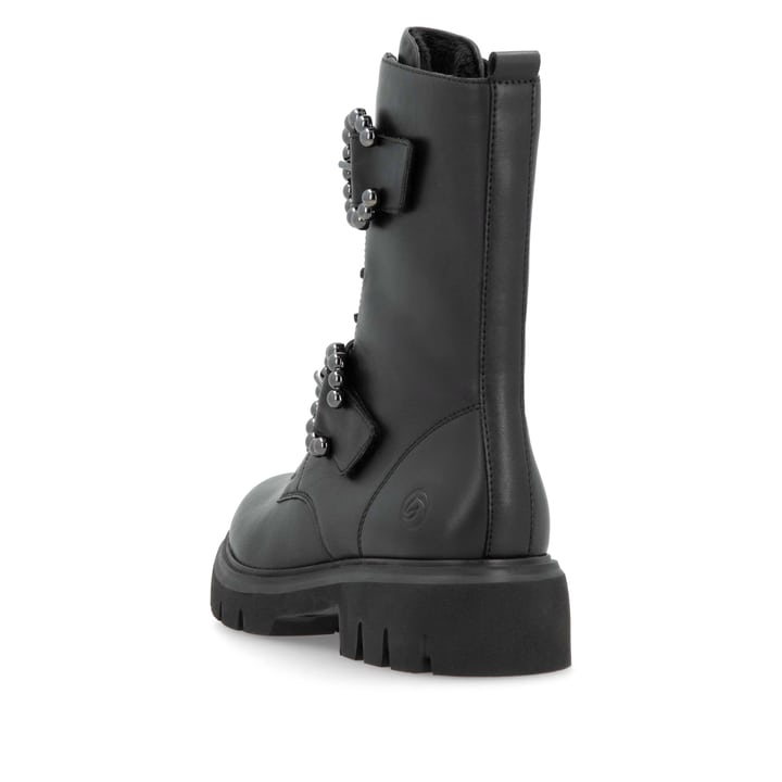 Remonte Artikelnummer D1W70-00 remonte Damen Schnürstiefel tiefschwarz Kostenloser Versand international