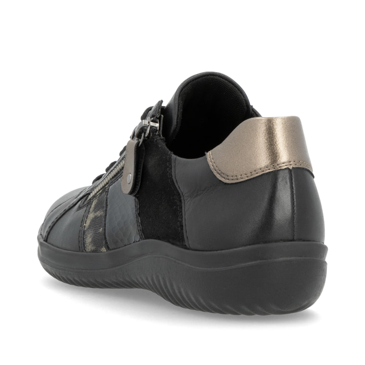 Remonte Artikelnummer D1E00-03 remonte Damen Schnürschuhe asphaltschwarz Im Verkauf
