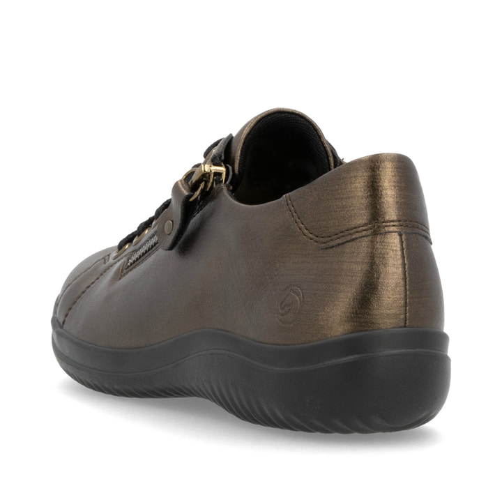Remonte Artikelnummer D1E03-25 remonte Damen Schnürschuhe bronze-metallic 50% Rabatt für begrenzte Zeit