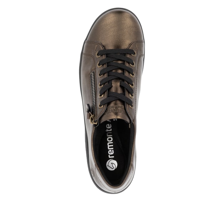 Remonte Artikelnummer D1E03-25 remonte Damen Schnürschuhe bronze-metallic 50% Rabatt für begrenzte Zeit
