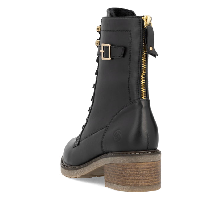 Remonte Artikelnummer D1A78-00 remonte Damen Biker Boots nachtschwarz Fabrikverkauf