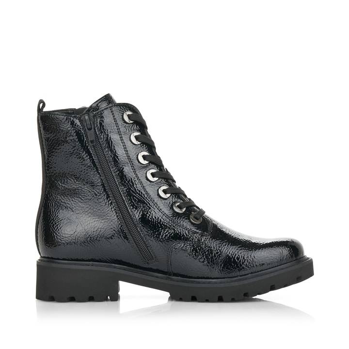Remonte Artikelnummer D8671-02 remonte Damen Schnürstiefel mattschwarz Versandkostenfrei