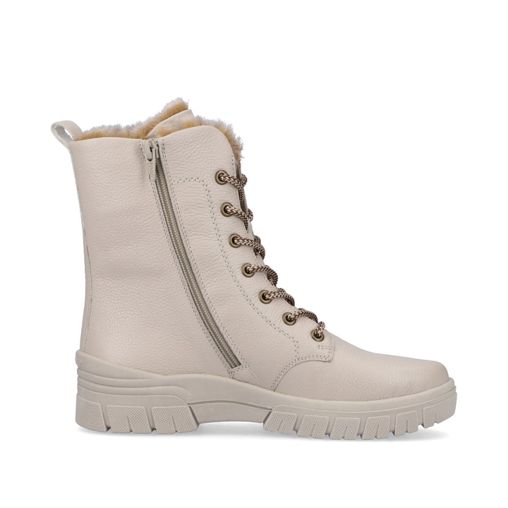 Remonte Artikelnummer D0E72-60 remonte Damen Schnürstiefel hellbeige Große Rabatte