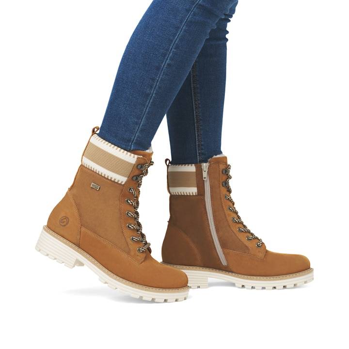 Remonte Artikelnummer D0W77-22 remonte Damen Schnürstiefel kupfer Letzte 2 Tage