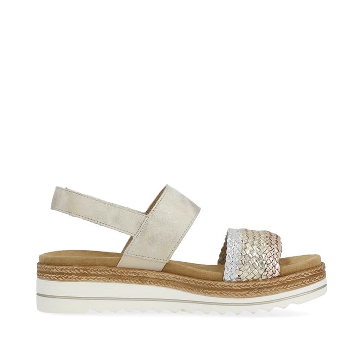 Remonte Artikelnummer D0Q56-90 remonte Damen Riemchensandalen beige-metallic Zeitbegrenzte Promotion