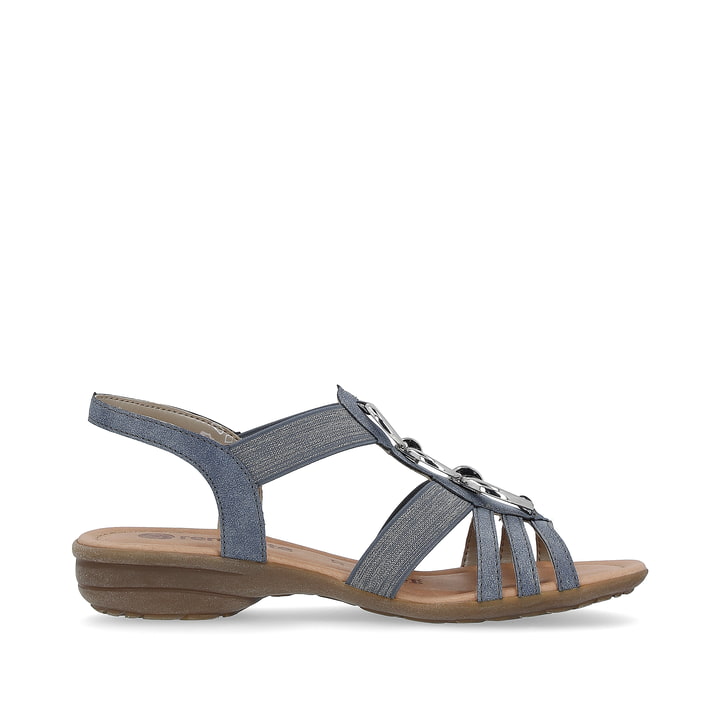 Remonte Artikelnummer R3605-12 remonte Damen Riemchensandalen schieferblau-silber Bis zu 60% Rabatt