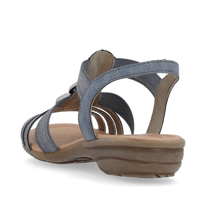 Remonte Artikelnummer R3605-12 remonte Damen Riemchensandalen schieferblau-silber Bis zu 60% Rabatt