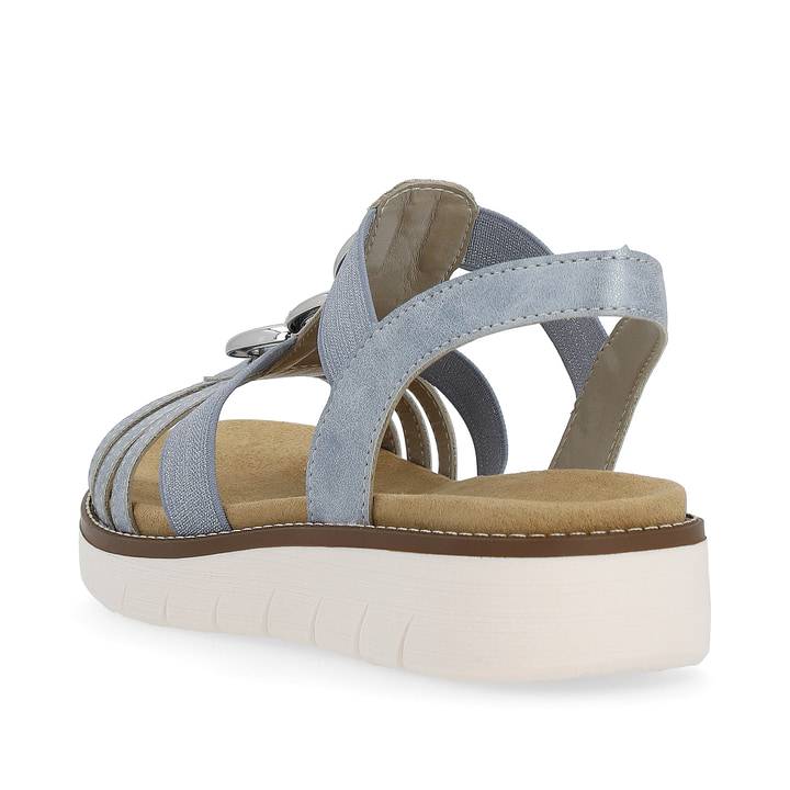 Remonte Artikelnummer D2073-12 remonte Damen Riemchensandalen babyblau-silber Bis zu 65% Rabatt