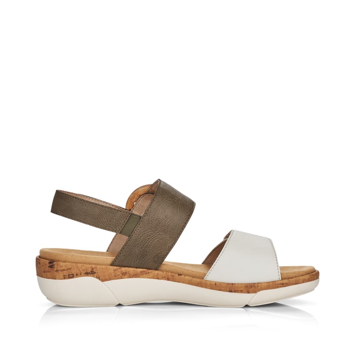 Remonte Artikelnummer R6853-54 remonte Damen Riemchensandalen olivgrün-altweiß Vierteljährliche Förderung