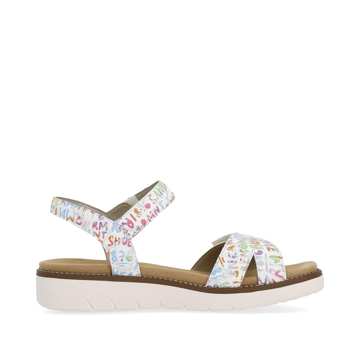 Remonte Artikelnummer D2049-81 remonte Damen Riemchensandalen multicolored-weiß Discount Store für neue Produkte