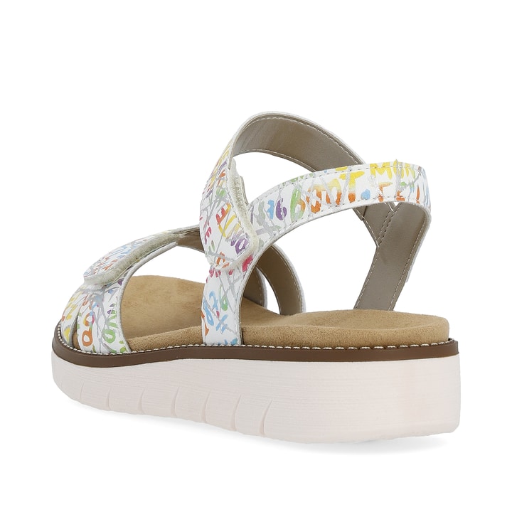 Remonte Artikelnummer D2049-81 remonte Damen Riemchensandalen multicolored-weiß Discount Store für neue Produkte