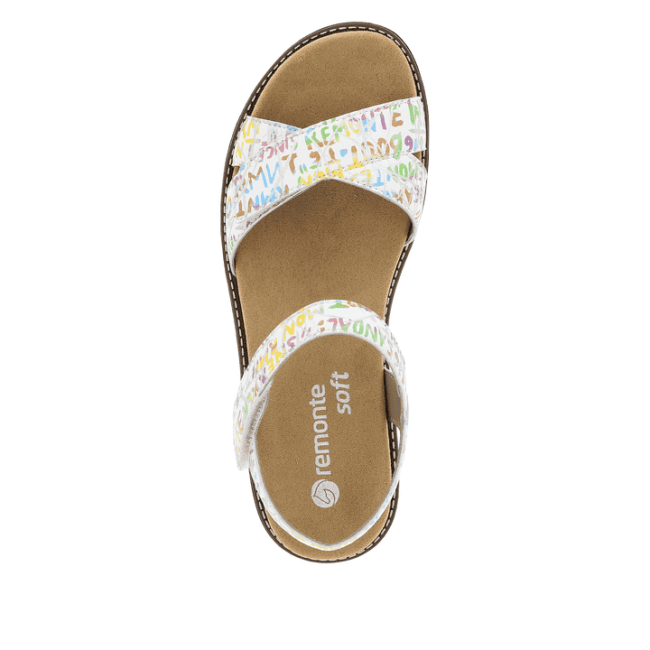 Remonte Artikelnummer D2049-81 remonte Damen Riemchensandalen multicolored-weiß Discount Store für neue Produkte
