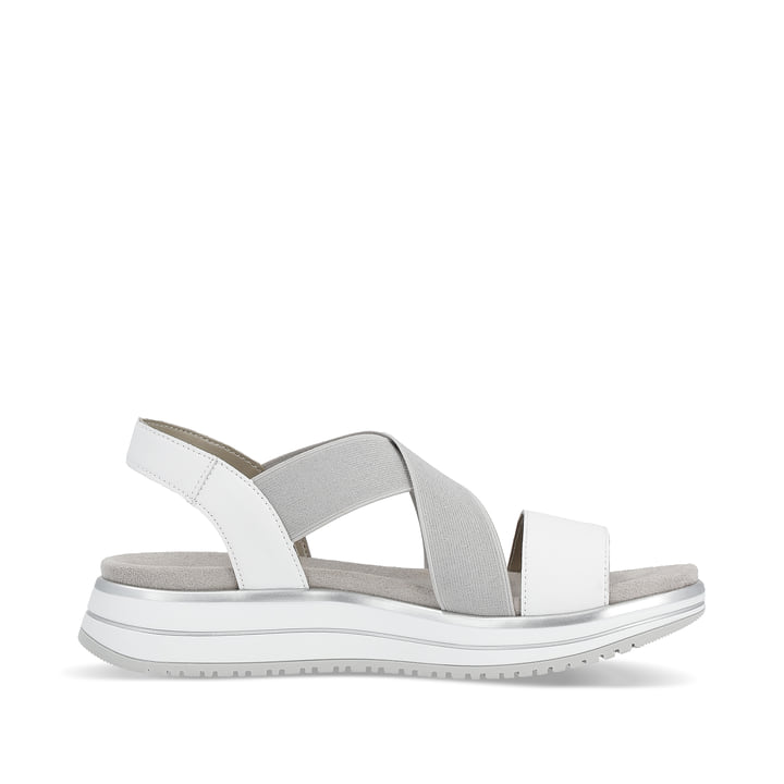 Remonte Artikelnummer D1J50-80 remonte Damen Riemchensandalen graphitgrau-reinweiß Riesige Rabatte