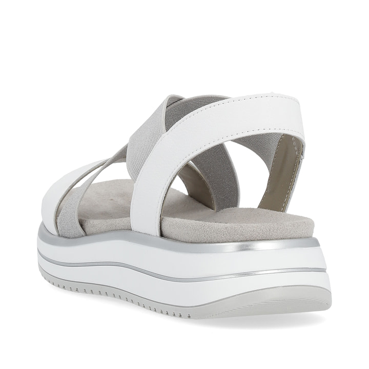 Remonte Artikelnummer D1J50-80 remonte Damen Riemchensandalen graphitgrau-reinweiß Riesige Rabatte