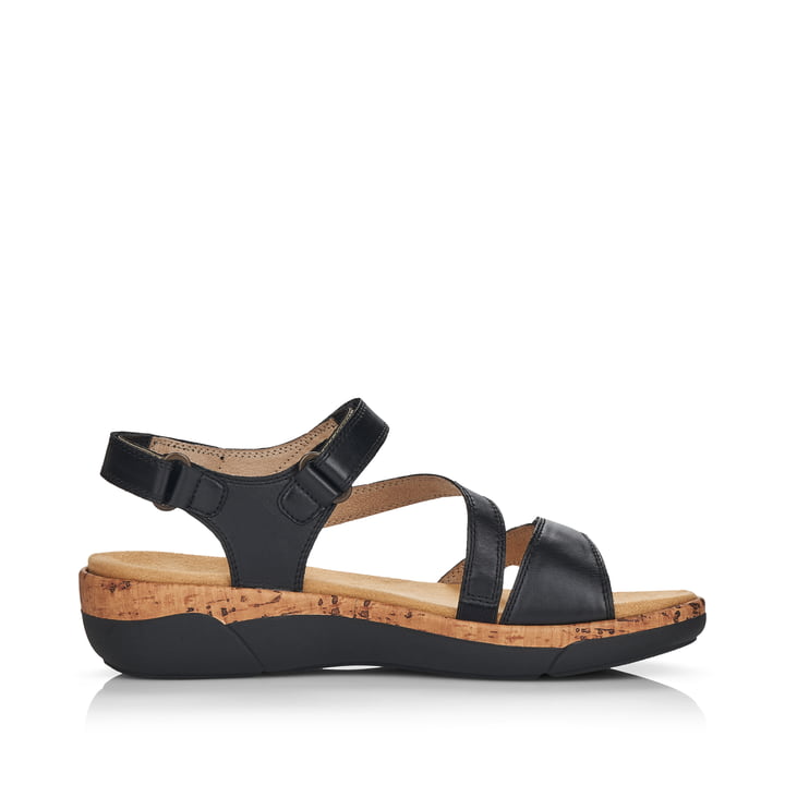 Remonte Artikelnummer R6850-01 remonte Damen Riemchensandalen tiefschwarz 50% Rabatt mit kostenlosem Versand