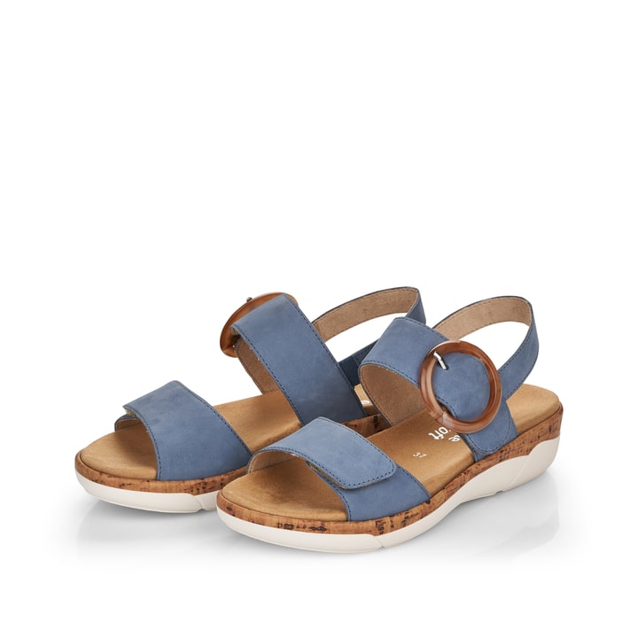 Remonte Artikelnummer R6853-14 remonte Damen Riemchensandalen ozeanblau