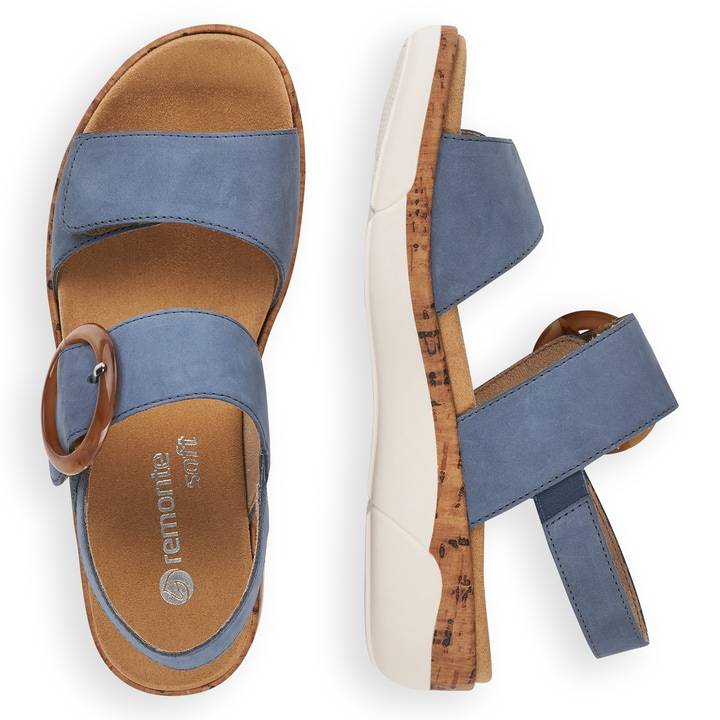 Remonte Artikelnummer R6853-14 remonte Damen Riemchensandalen ozeanblau Clearance-Verkauf