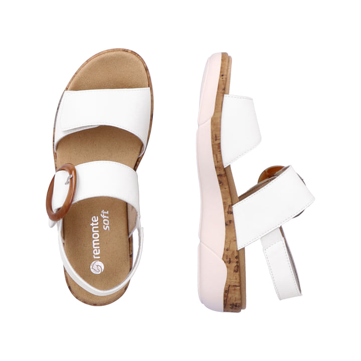 Remonte Artikelnummer R6853-80 remonte Damen Riemchensandalen edelweiß Kostenloser Versand international