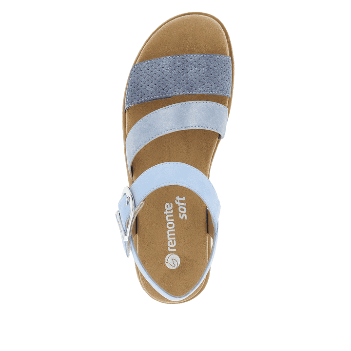 Remonte Artikelnummer D0Q55-12 remonte Damen Riemchensandalen himmelblau Black Friday Preise