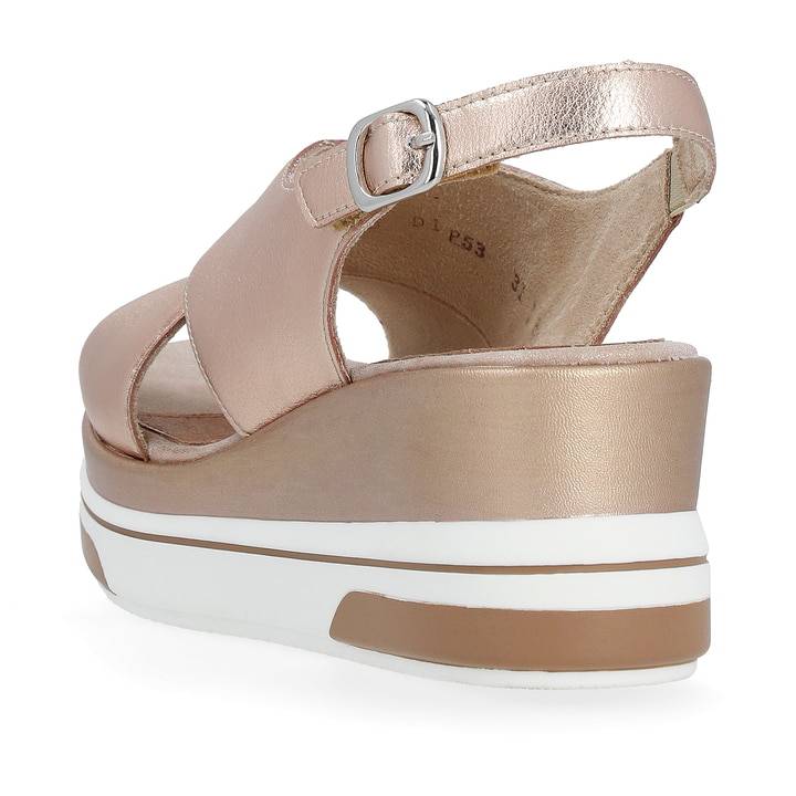 Remonte Artikelnummer D1P53-31 remonte Damen Keilsandaletten metallicrosé Verkauf