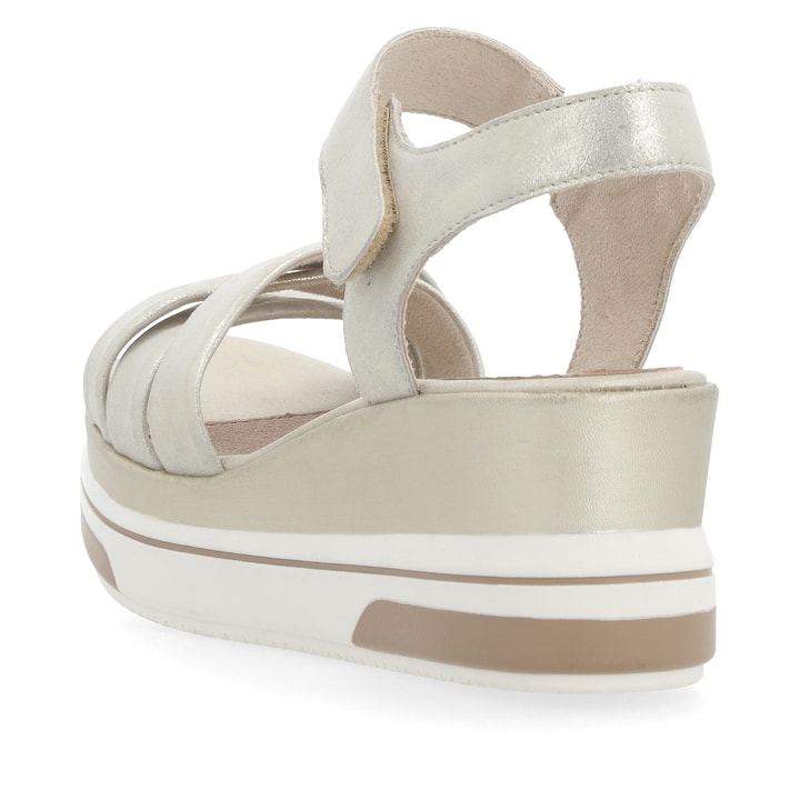 Remonte Artikelnummer D1P51-90 remonte Damen Keilsandaletten gold-metallic Schlussverkauf