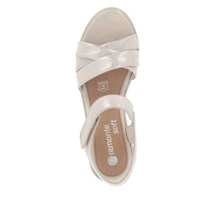 Remonte Artikelnummer D1P51-90 remonte Damen Keilsandaletten gold-metallic Schlussverkauf