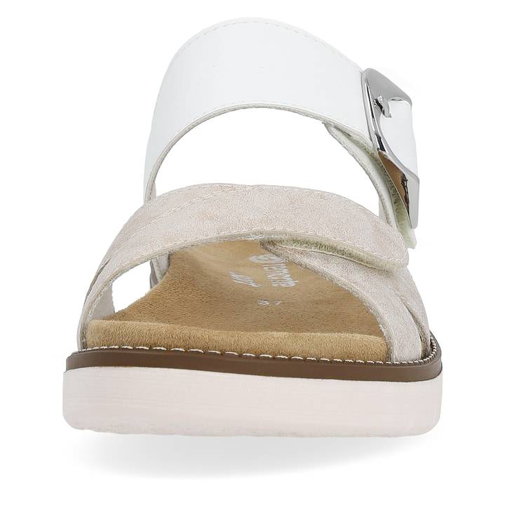 Remonte Artikelnummer D2048-90 remonte Damen Pantoletten metallicrosé-lilienweiß Fabrik Onlineshop