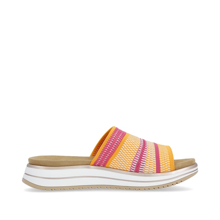 Remonte Artikelnummer D1J54-68 remonte Damen Pantoletten pink-mangogelb Fabrikpreis