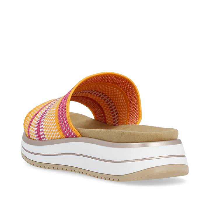 Remonte Artikelnummer D1J54-68 remonte Damen Pantoletten pink-mangogelb Fabrikpreis