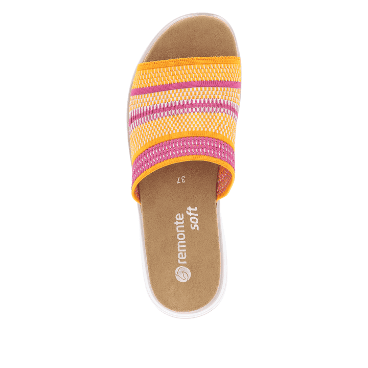 Remonte Artikelnummer D1J54-68 remonte Damen Pantoletten pink-mangogelb Fabrikpreis