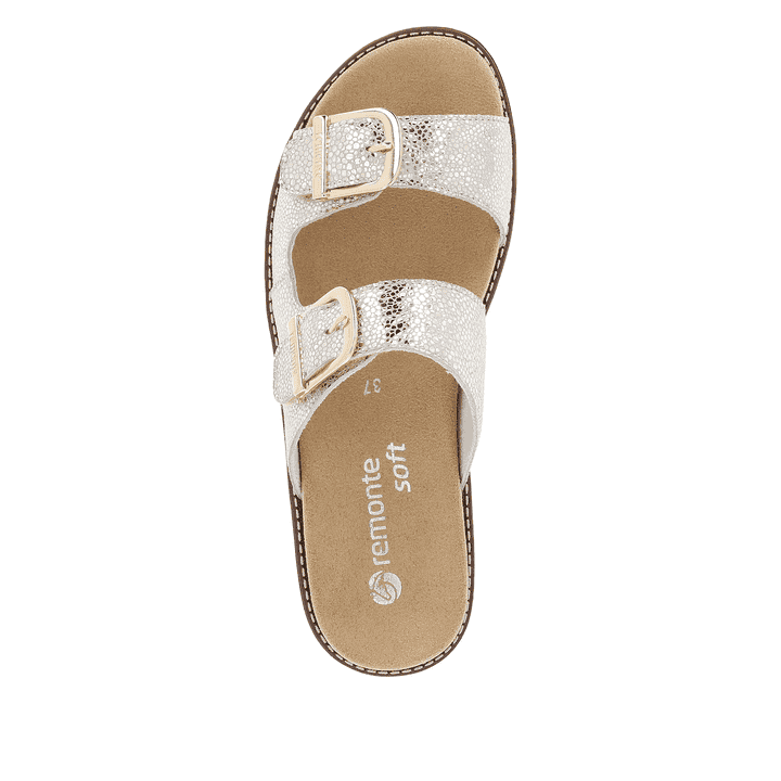 Remonte Artikelnummer D2070-90 remonte Damen Pantoletten metallic Rabatt