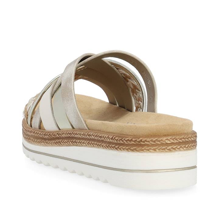 Remonte Artikelnummer D0Q50-90 remonte Damen Pantoletten champagner-metallic Exklusivangebot