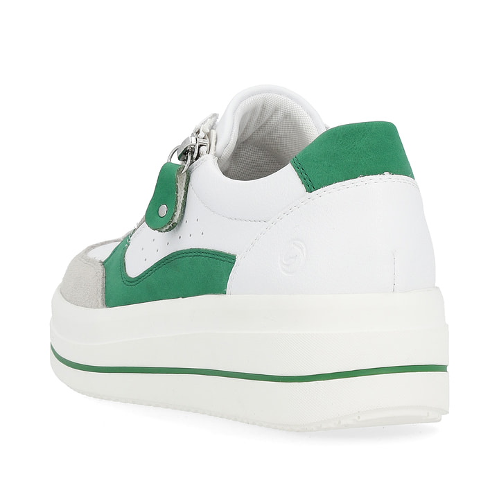 Remonte Artikelnummer D1C00-80 remonte Damen Sneaker smaragdgrün-schneeweiß Blitzangebot